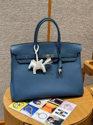 wholesale quality hermes birkin 40 togo blue agate phd